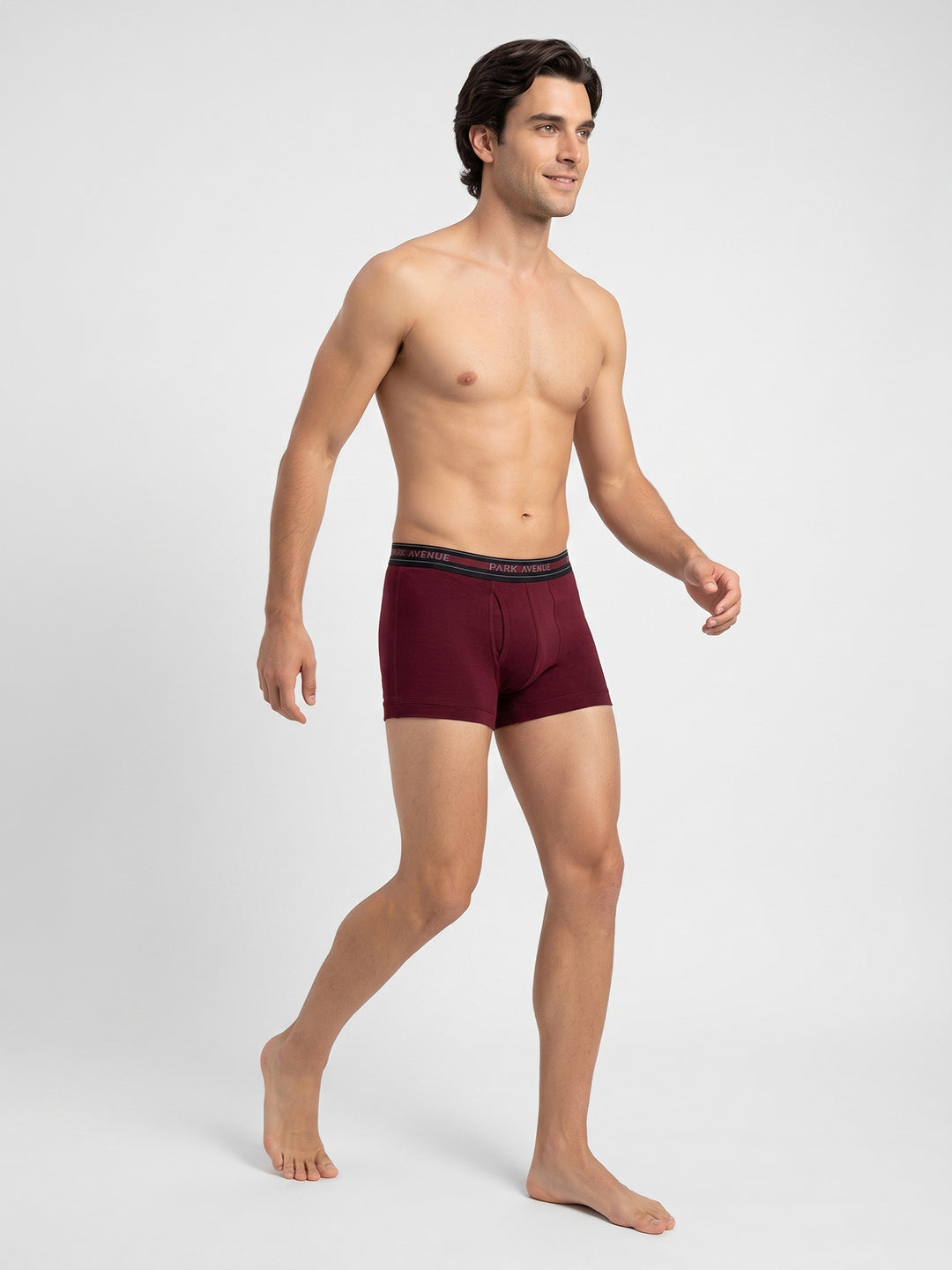 Park Avenue Men Maroon Tactel Nyloan Blend Trunk