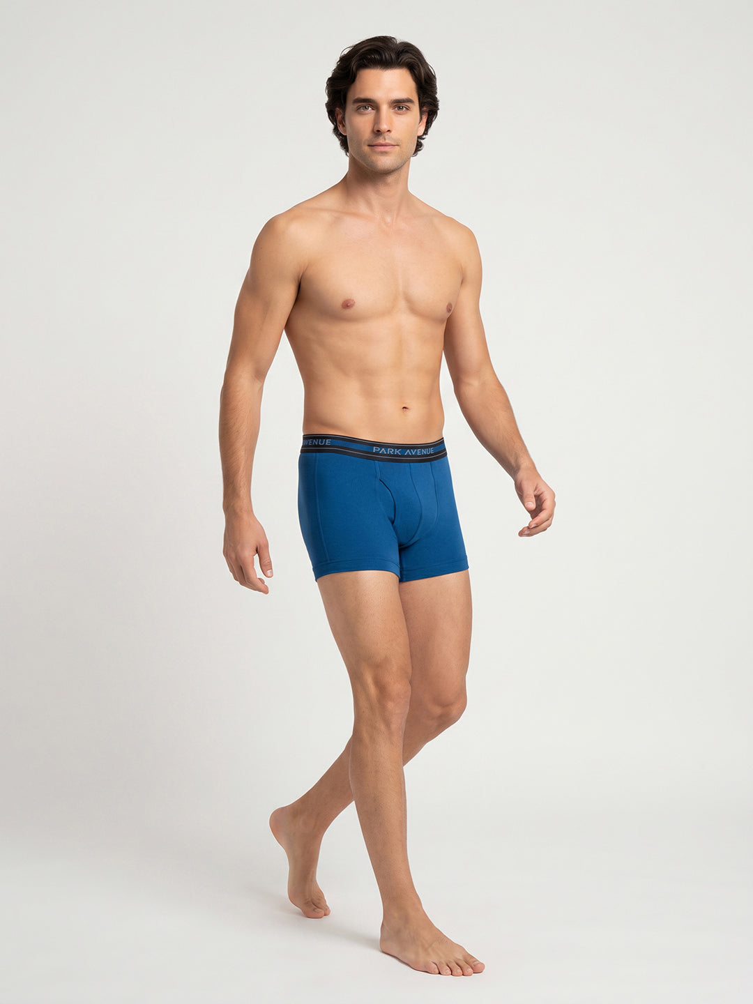 Park Avenue Men Blue Cotton Trunk