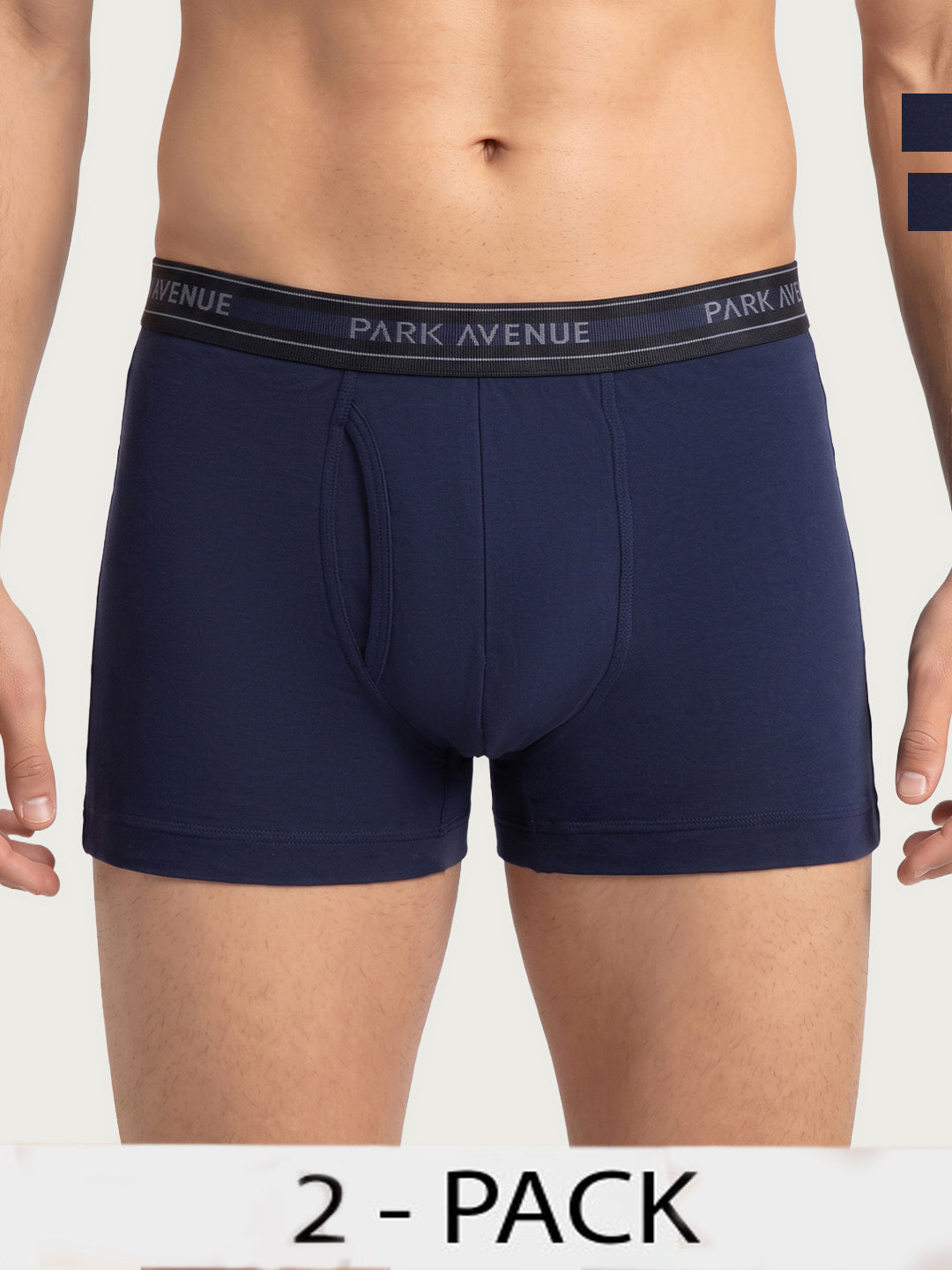 Park Avenue Men Blue Cotton Trunk
