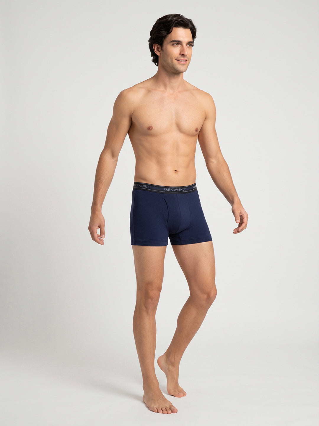 Park Avenue Men Blue Cotton Trunk