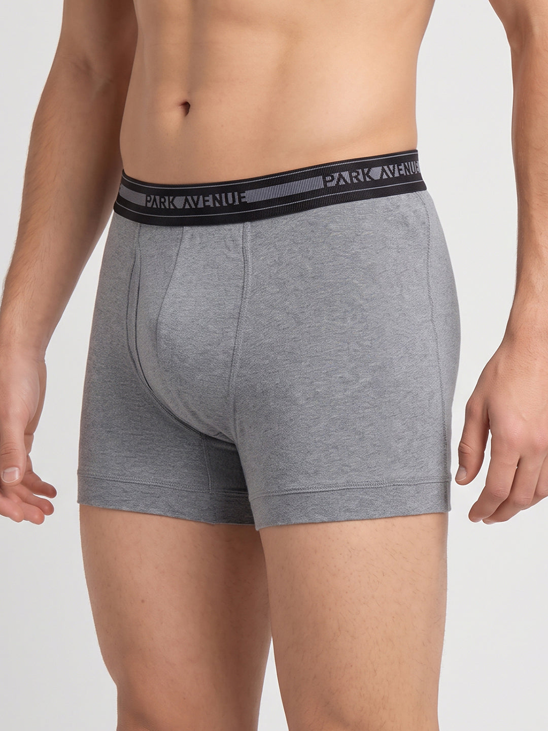 Park Avenue Men Grey Cotton Trunk