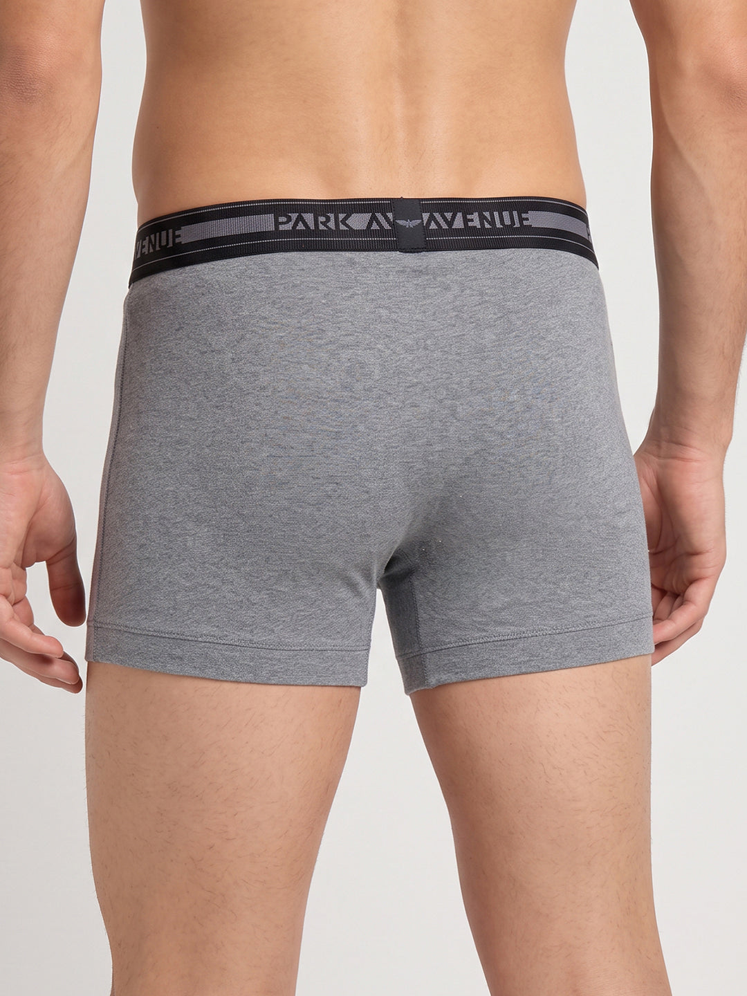 Park Avenue Men Grey Cotton Trunk
