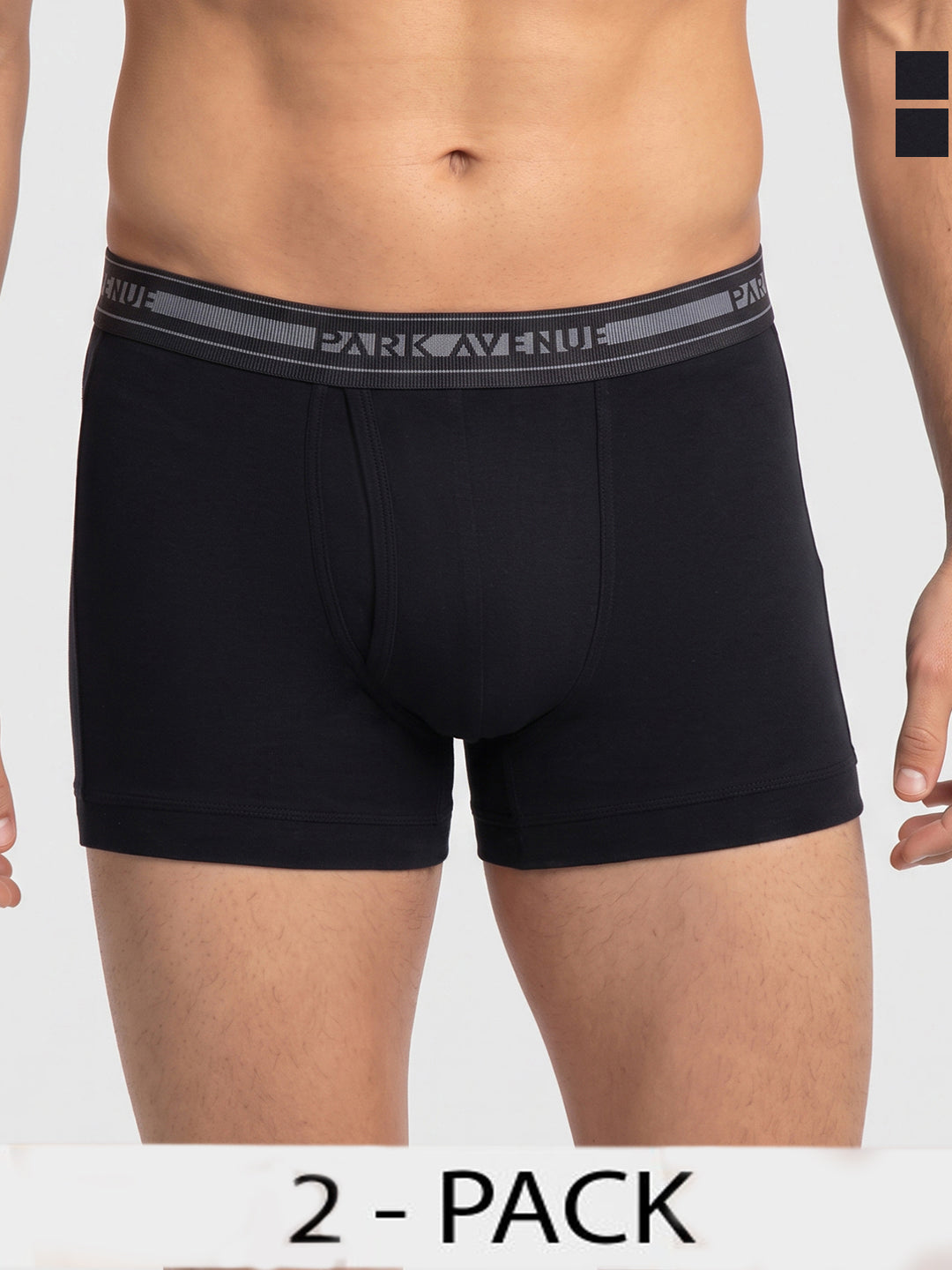Park Avenue Men Black Cotton Trunk