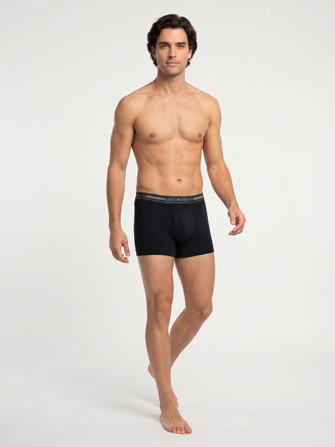 Park Avenue Men Black Cotton Trunk