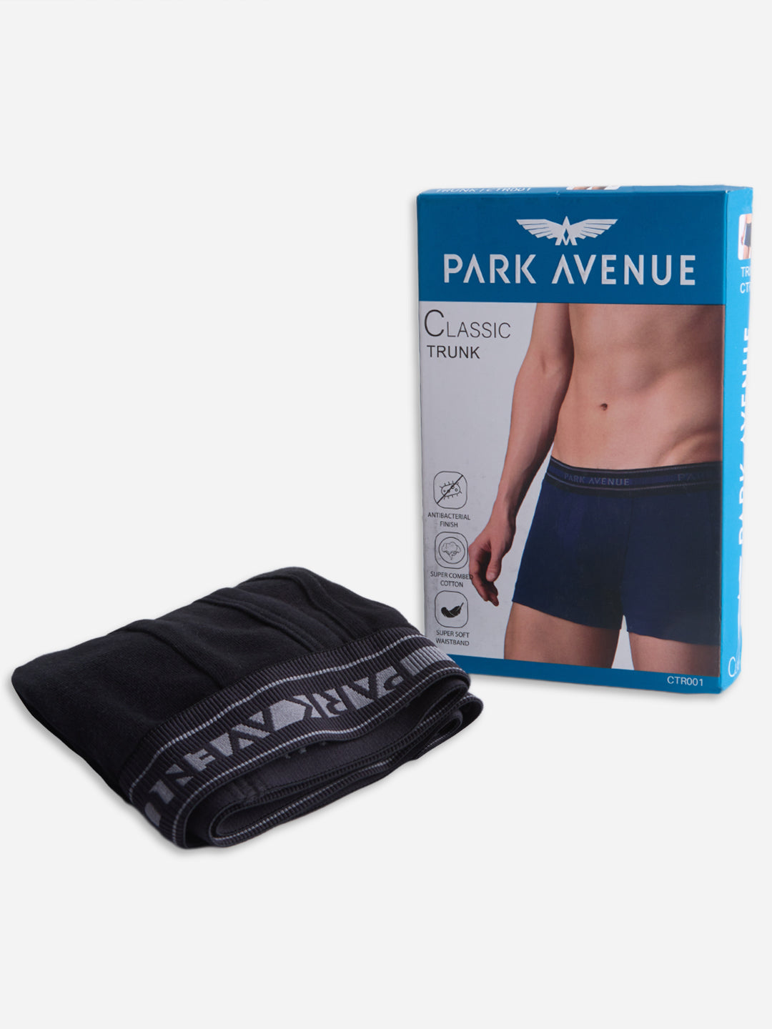 Park Avenue Men Black Cotton Trunk