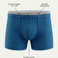 Park Avenue Men Blue Cotton Blend Trunk