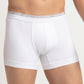 Park Avenue Men White Cotton Blend Trunk