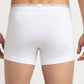 Park Avenue Men White Cotton Blend Trunk