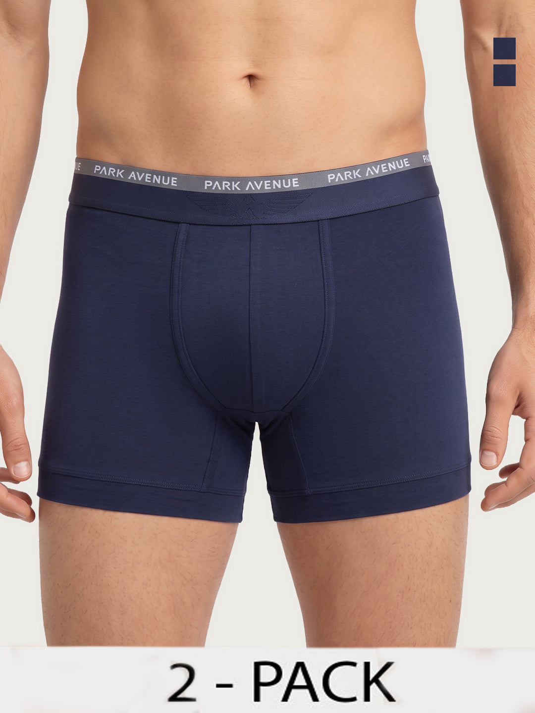 Park Avenue Men Blue Cotton Blend Trunk