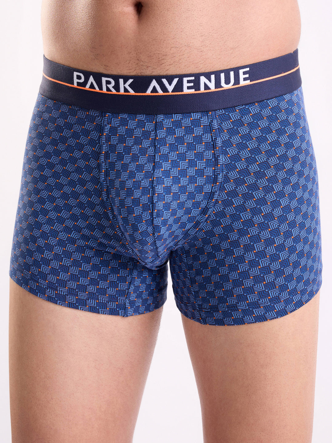 Park Avenue Men Blue Cotton Blend Trunk