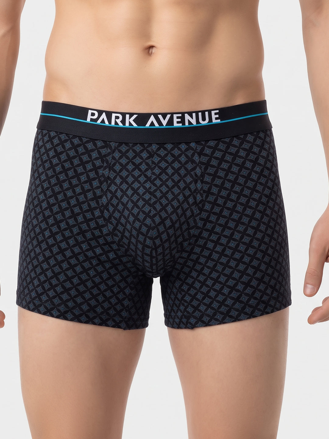 Park Avenue Men Black Cotton Blend Trunk