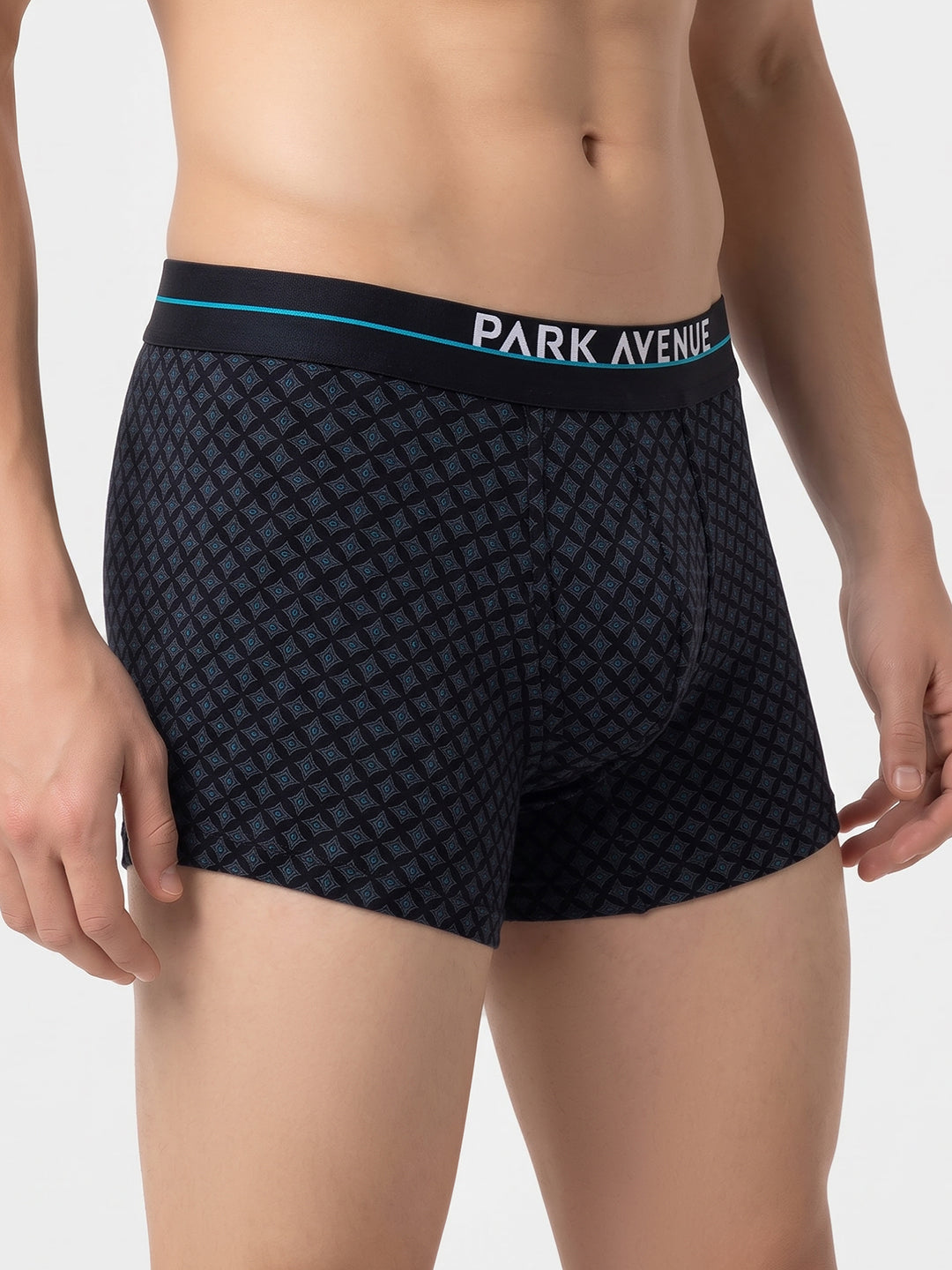 Park Avenue Men Black Cotton Blend Trunk