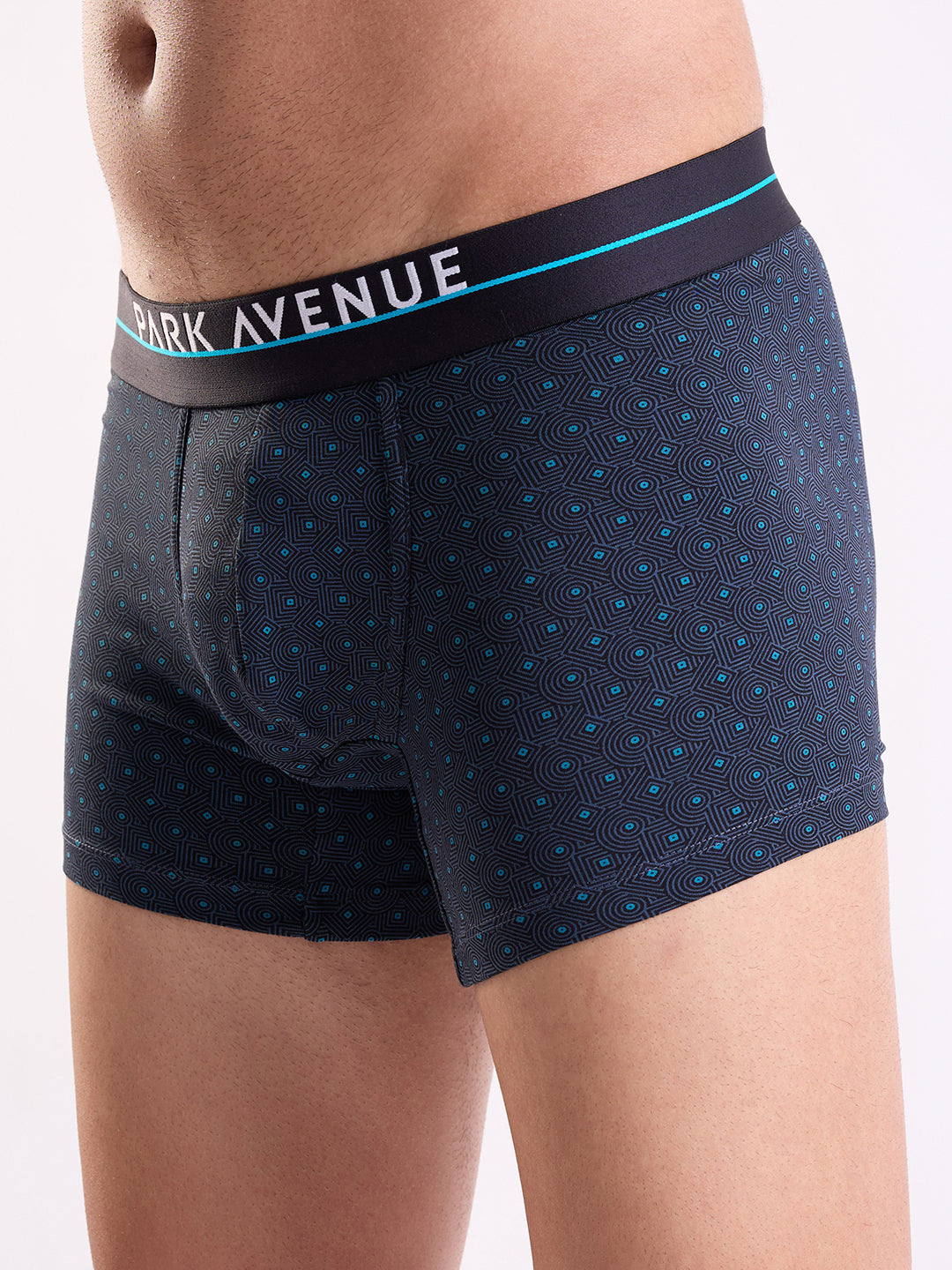 Park Avenue Men Black Cotton Blend Trunk