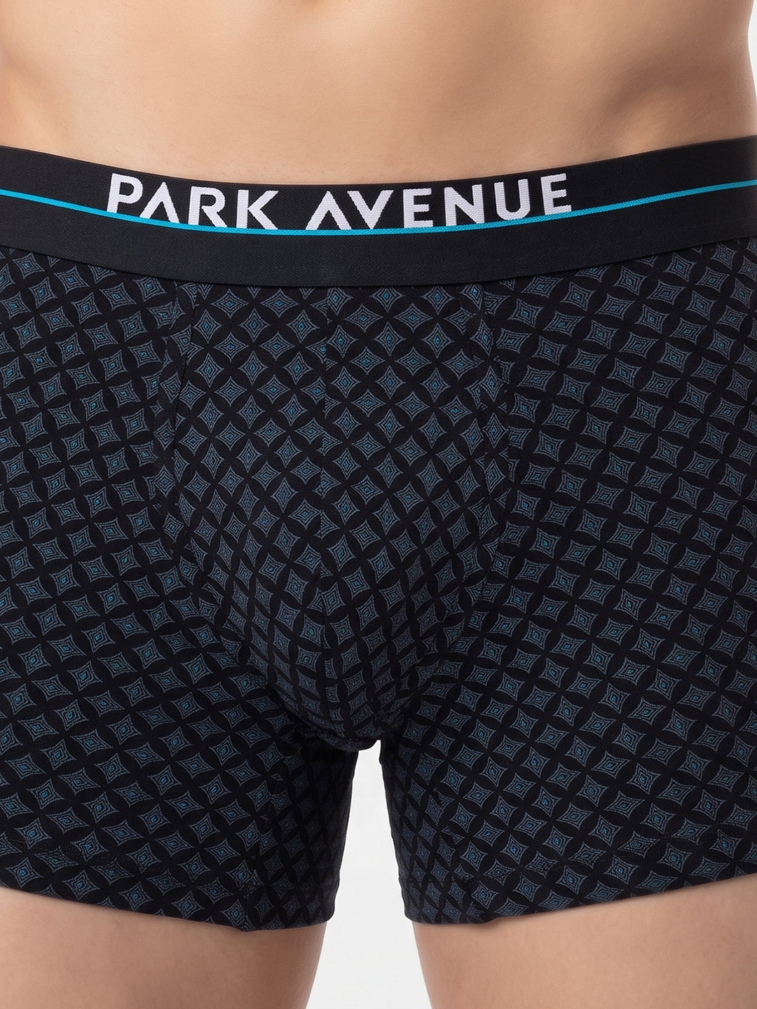 Park Avenue Men Black Cotton Blend Trunk