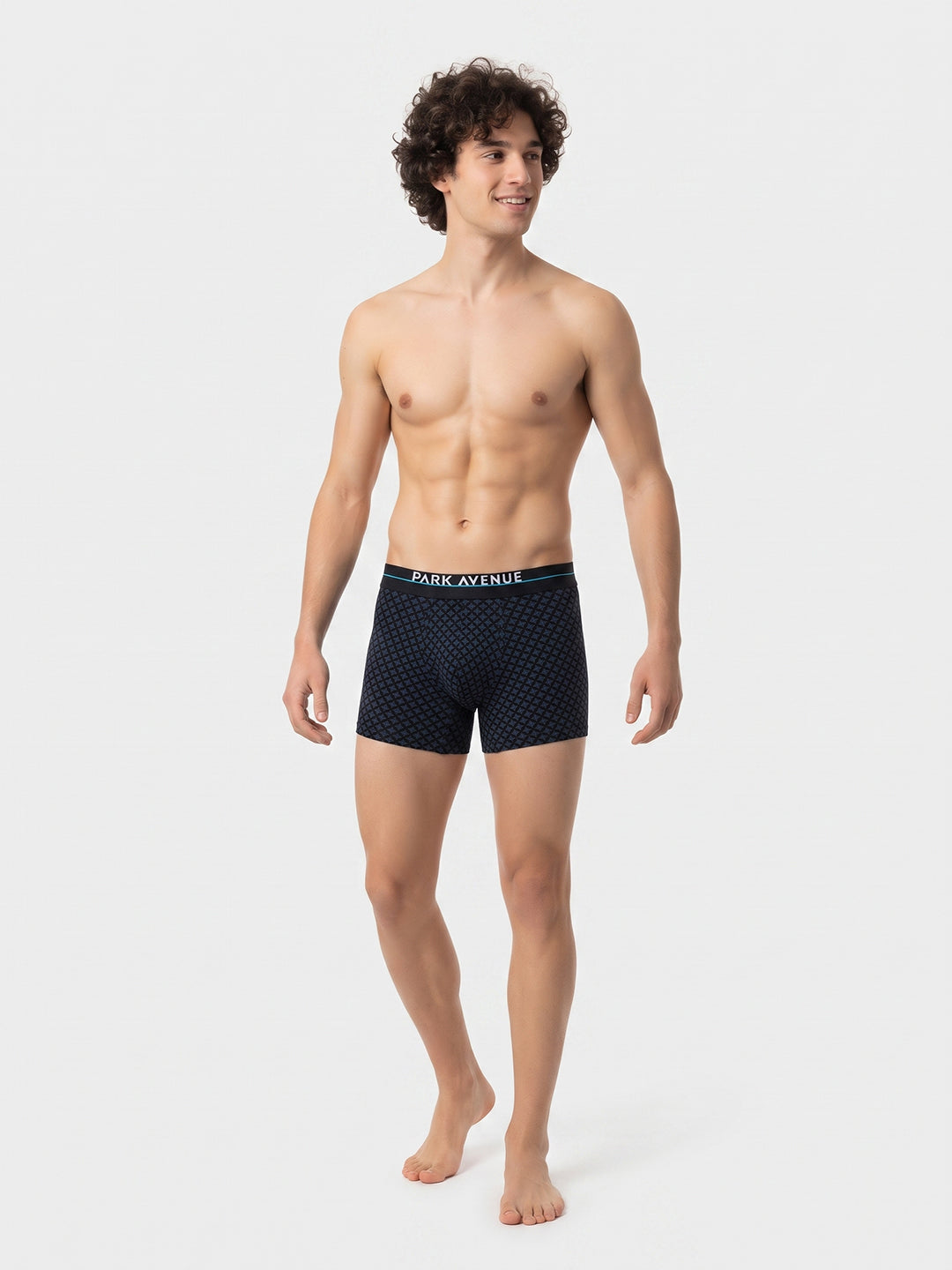 Park Avenue Men Black Cotton Blend Trunk