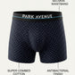 Park Avenue Men Black Cotton Blend Trunk