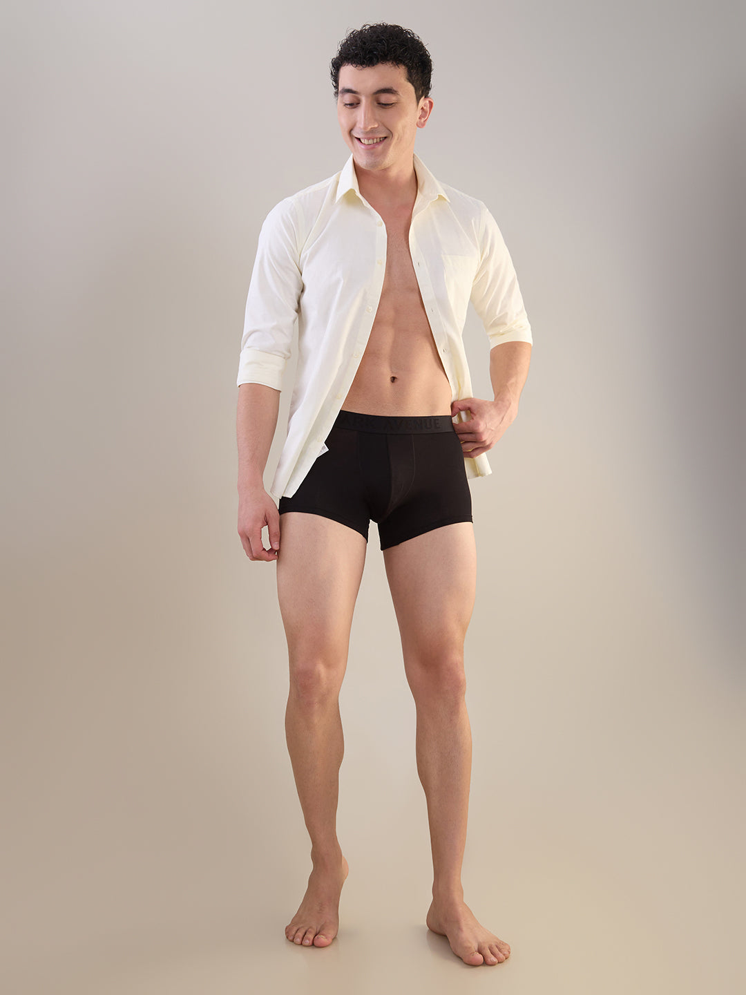 Park Avenue Men Black Modal Blend Trunk