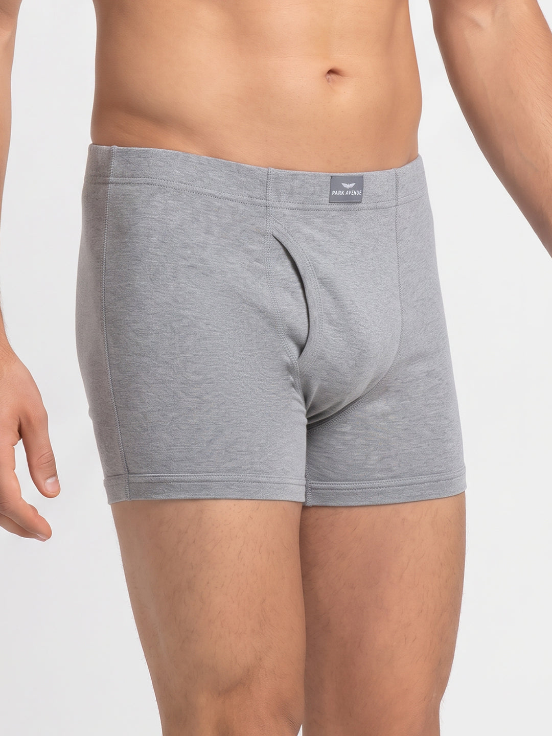 Park Avenue Men Grey Cotton Trunk