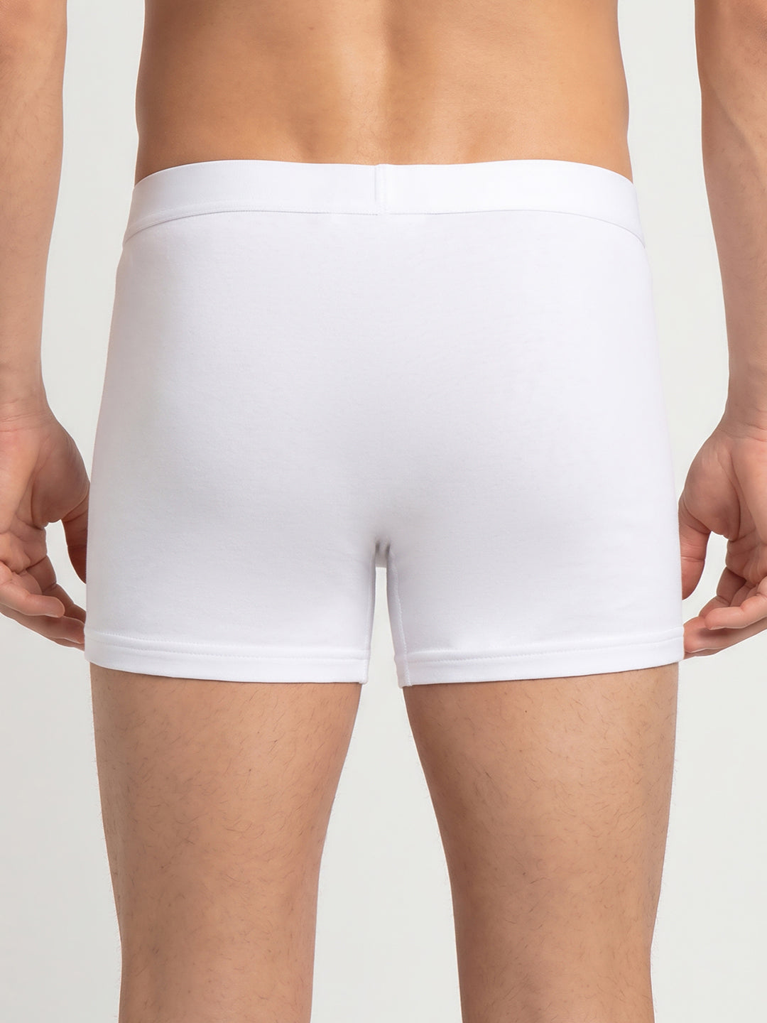 Park Avenue Men White Cotton Trunk