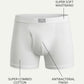 Park Avenue Men White Cotton Trunk