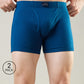 Park Avenue Men Blue Cotton Trunk Pack Of 2