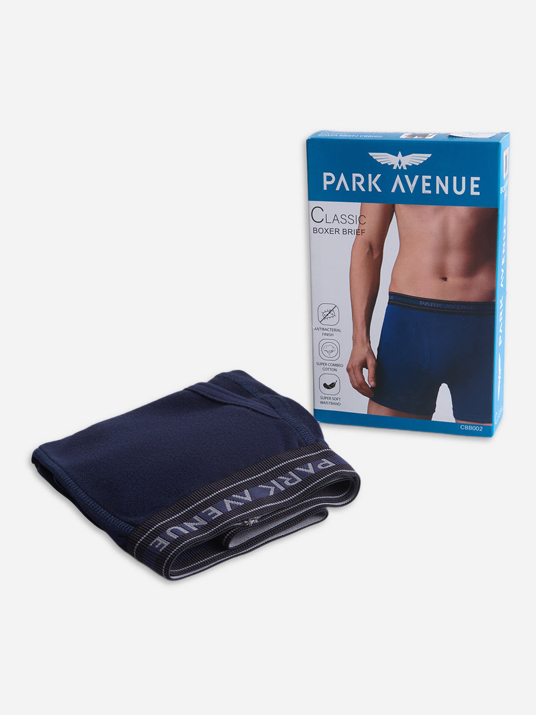 Park Avenue Men Blue Cotton Trunk