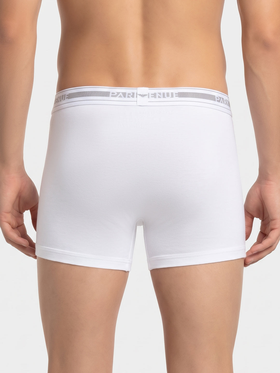 Park Avenue Men White Cotton Trunk