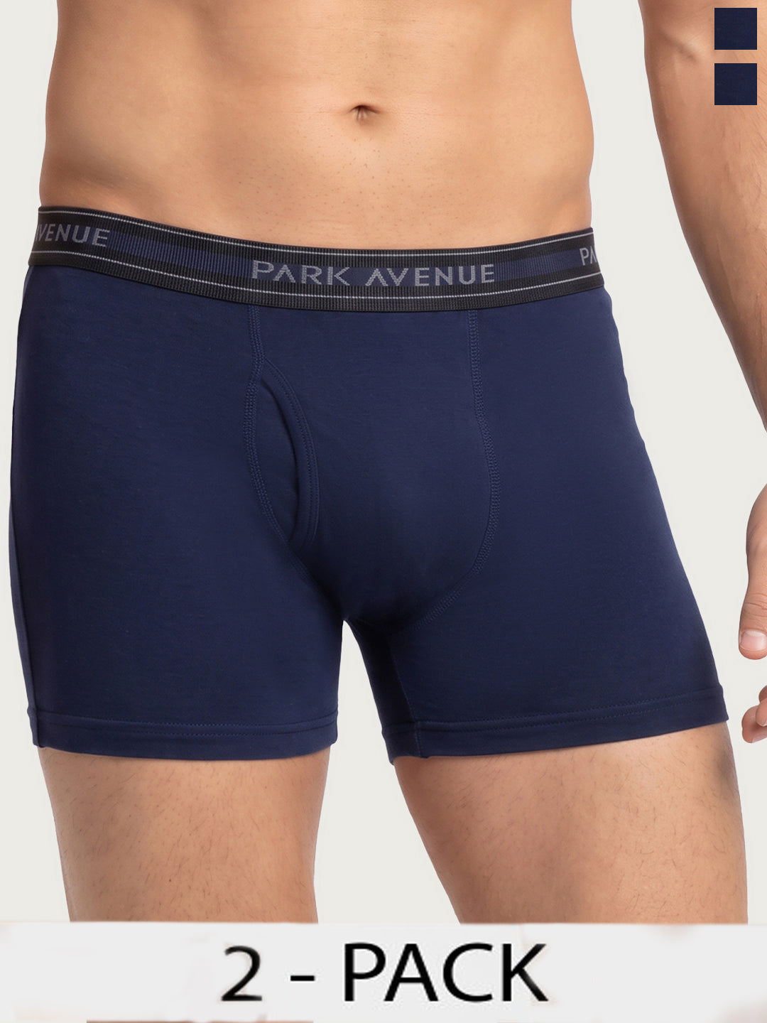 Park Avenue Men Blue Cotton Trunk