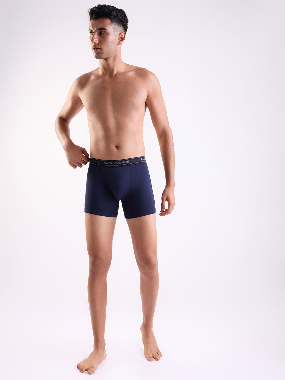 Park Avenue Men Blue Cotton Trunk