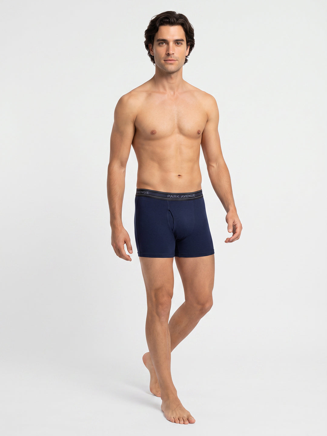 Park Avenue Men Blue Cotton Trunk