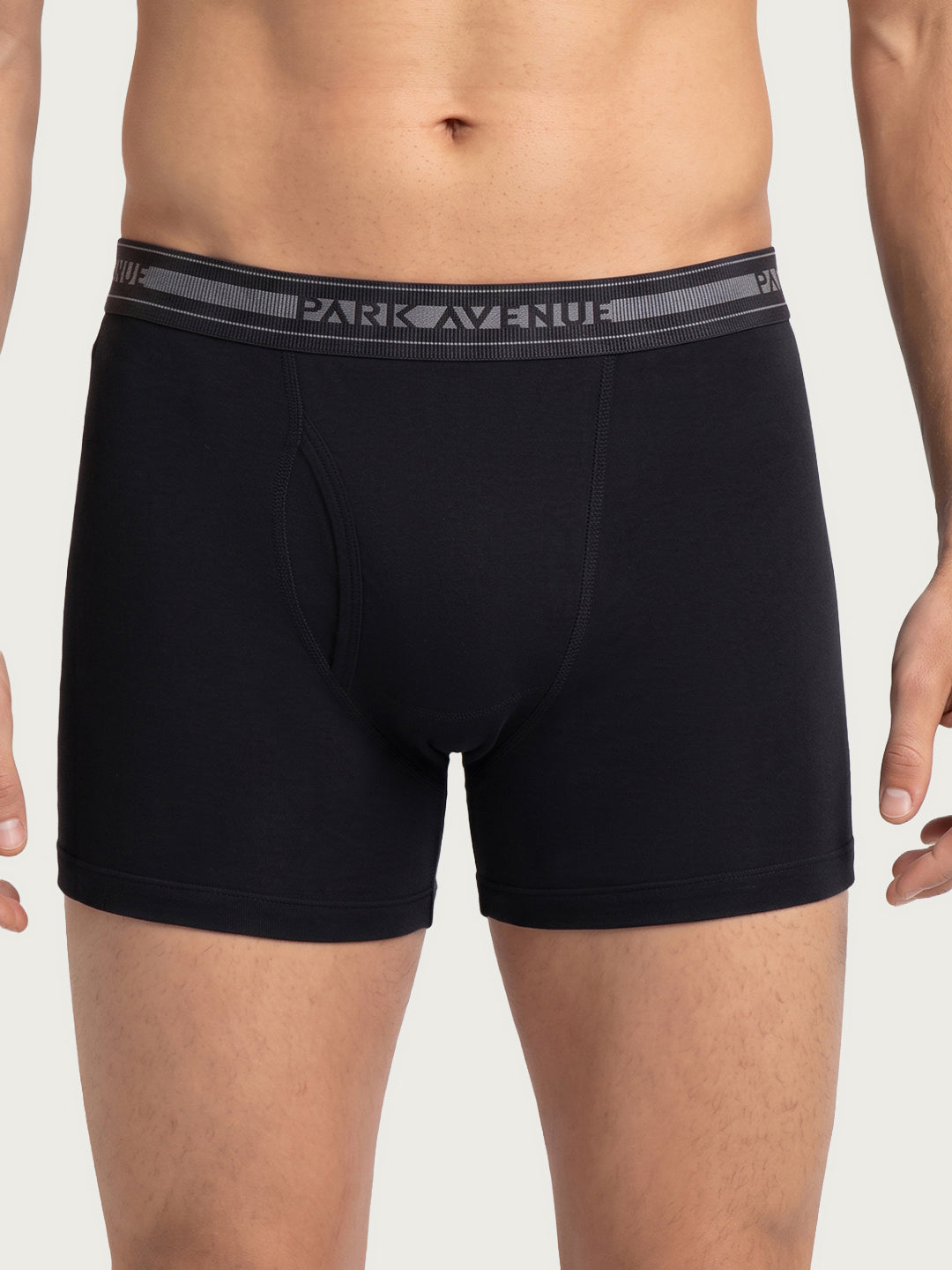 Park Avenue Men Black Cotton Trunk Pack Of 2
