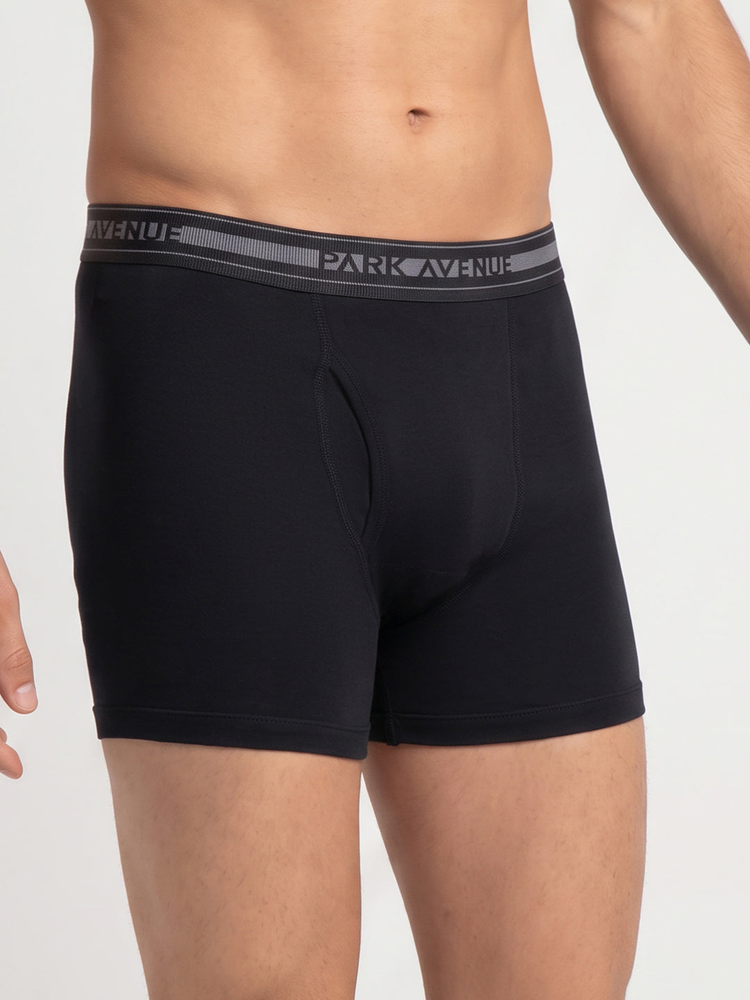 Park Avenue Men Black Cotton Trunk Pack Of 2