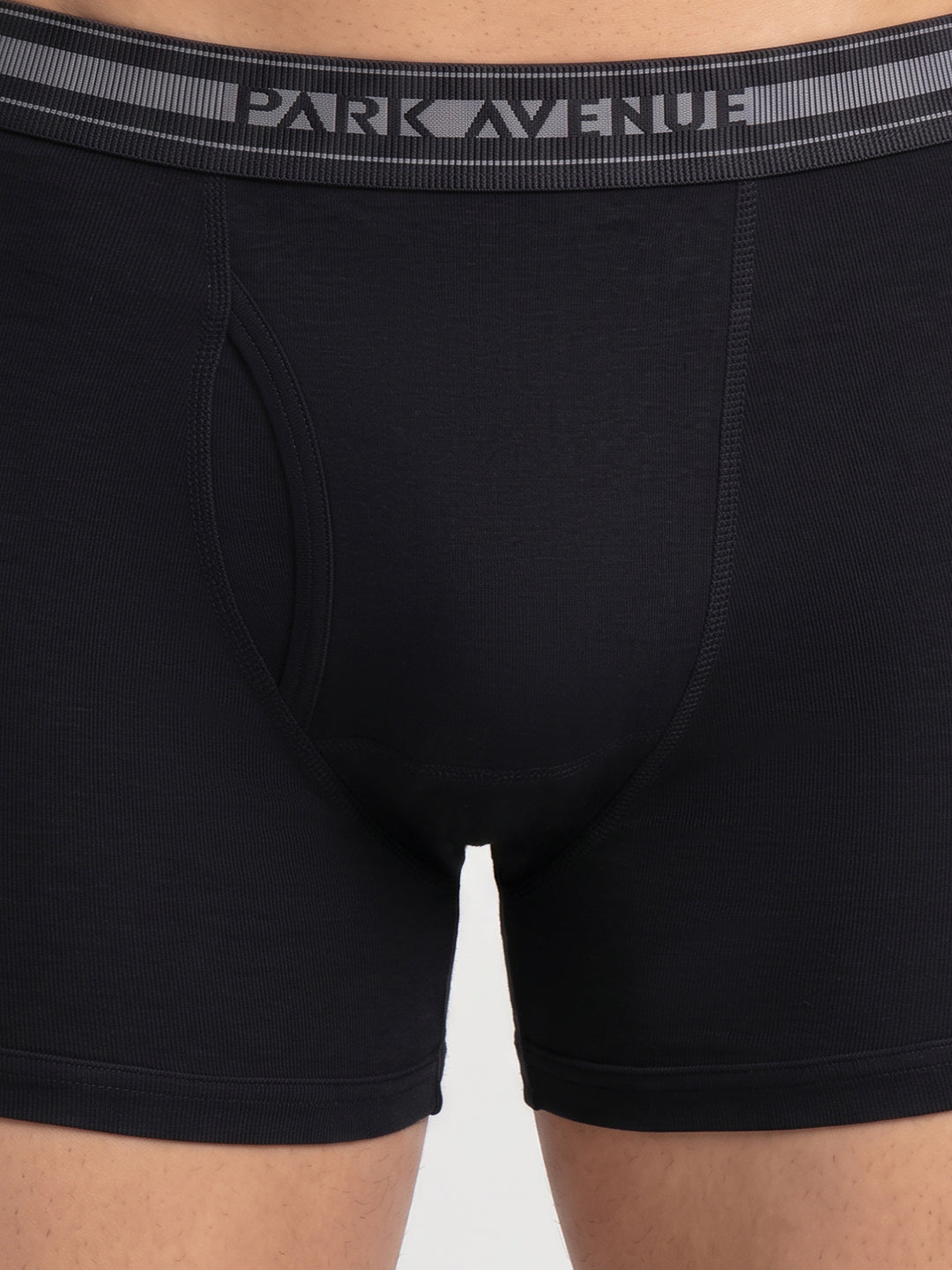 Park Avenue Men Black Cotton Trunk Pack Of 2
