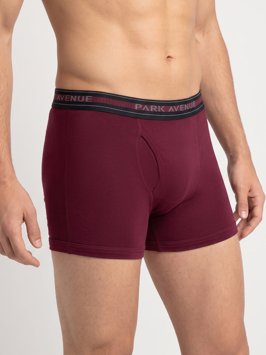 Park Avenue Men Maroon Cotton Trunk Pack Of 2