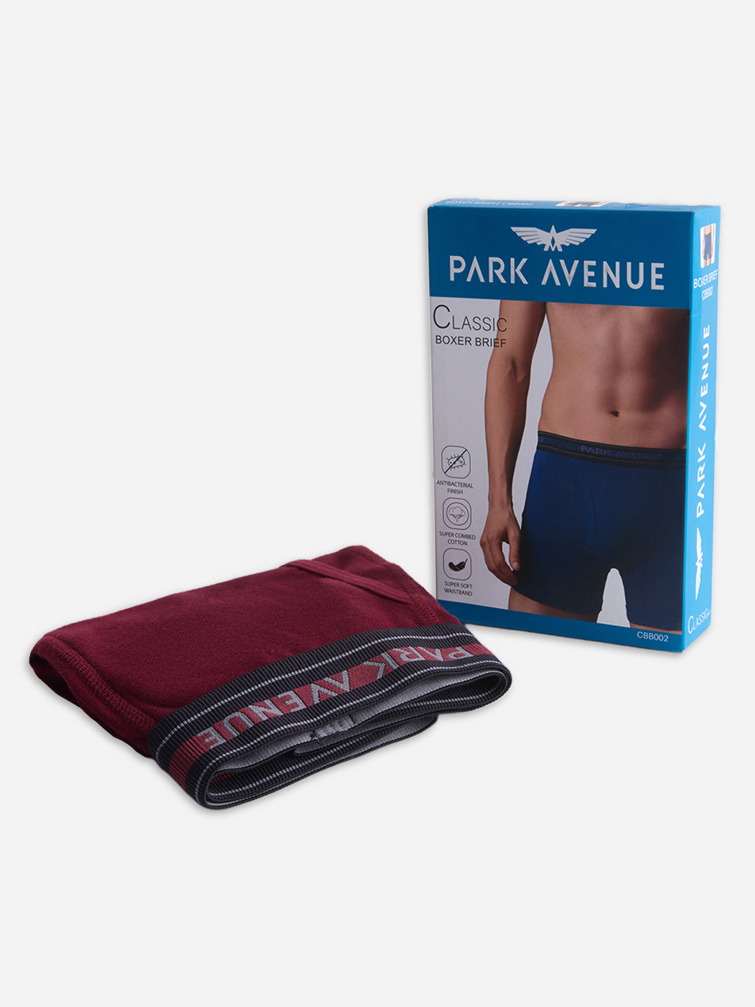 Park Avenue Men Maroon Cotton Trunk Pack Of 2