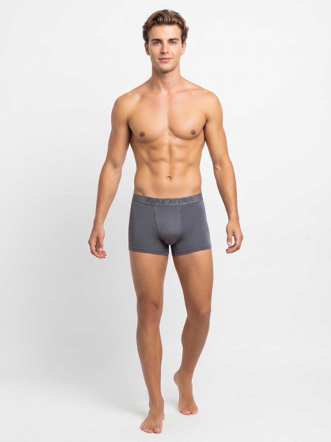 Park Avenue Men Grey Modal Blend Trunk