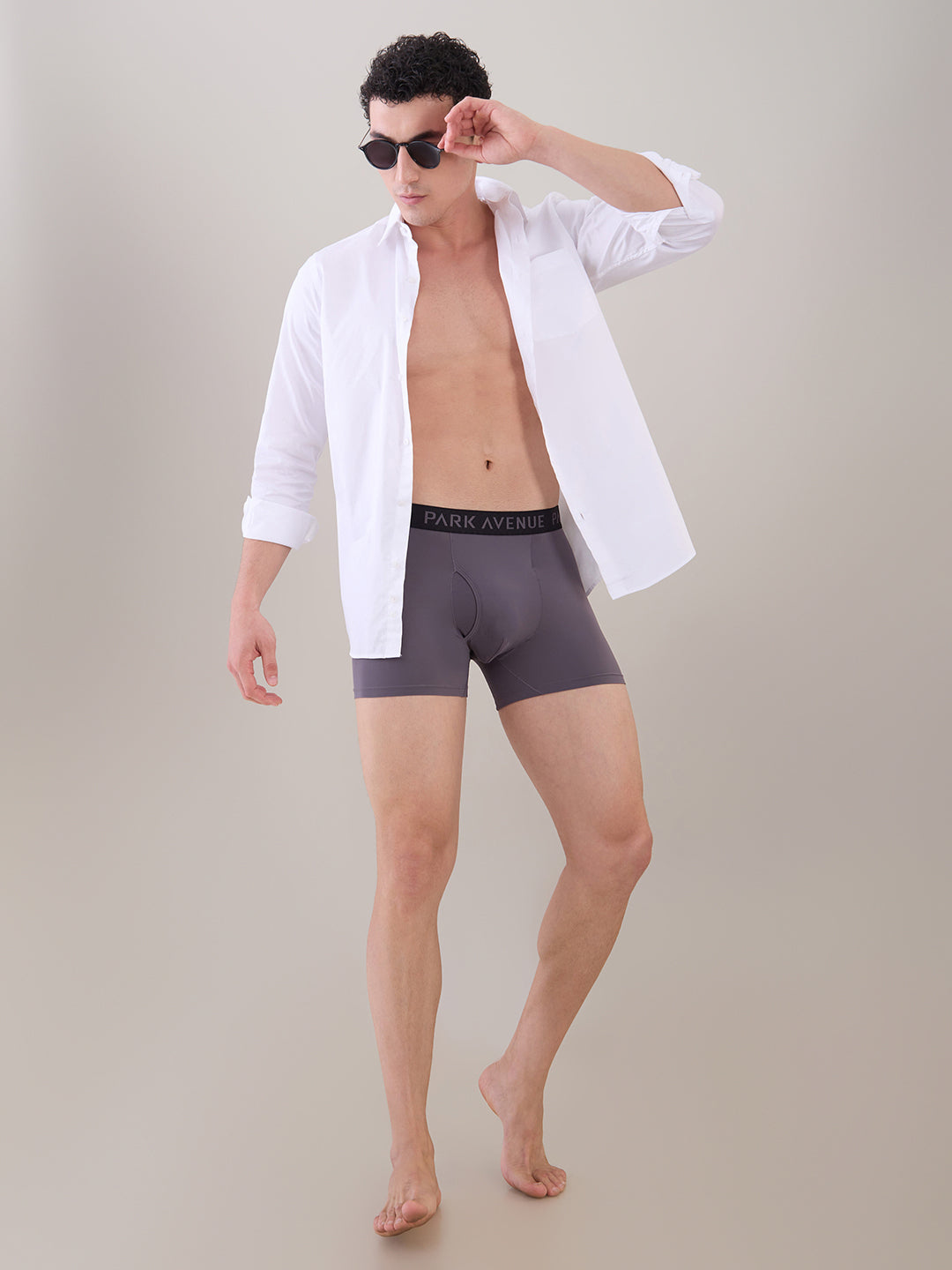 Park Avenue Men Grey Nylon Blend Trunk