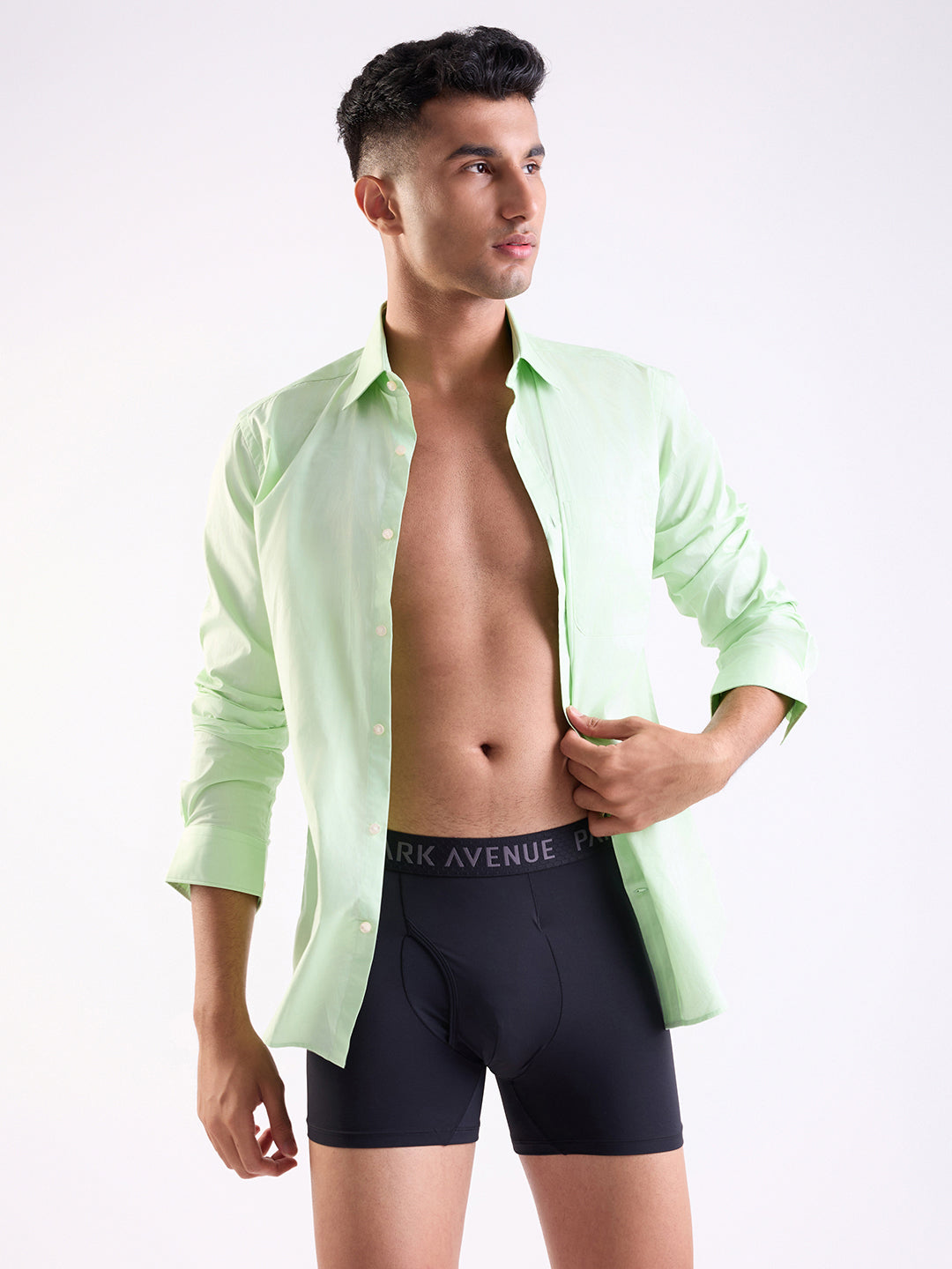 Park Avenue Men Black Nylon Blend Trunk
