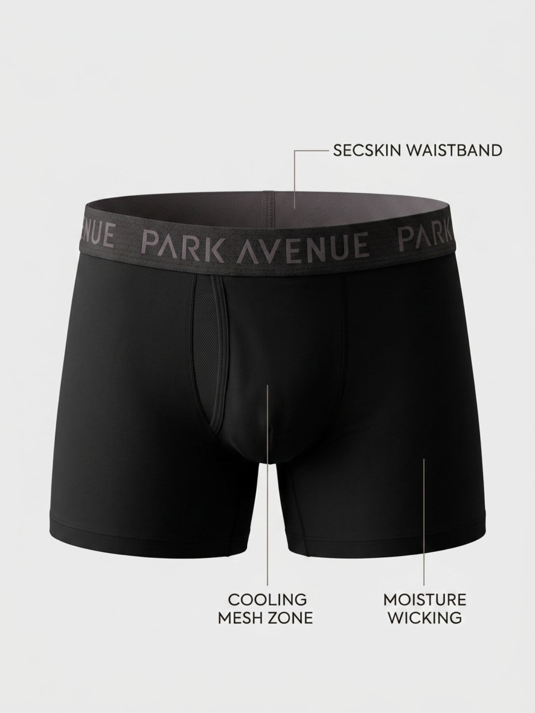 Park Avenue Men Black Nylon Blend Trunk