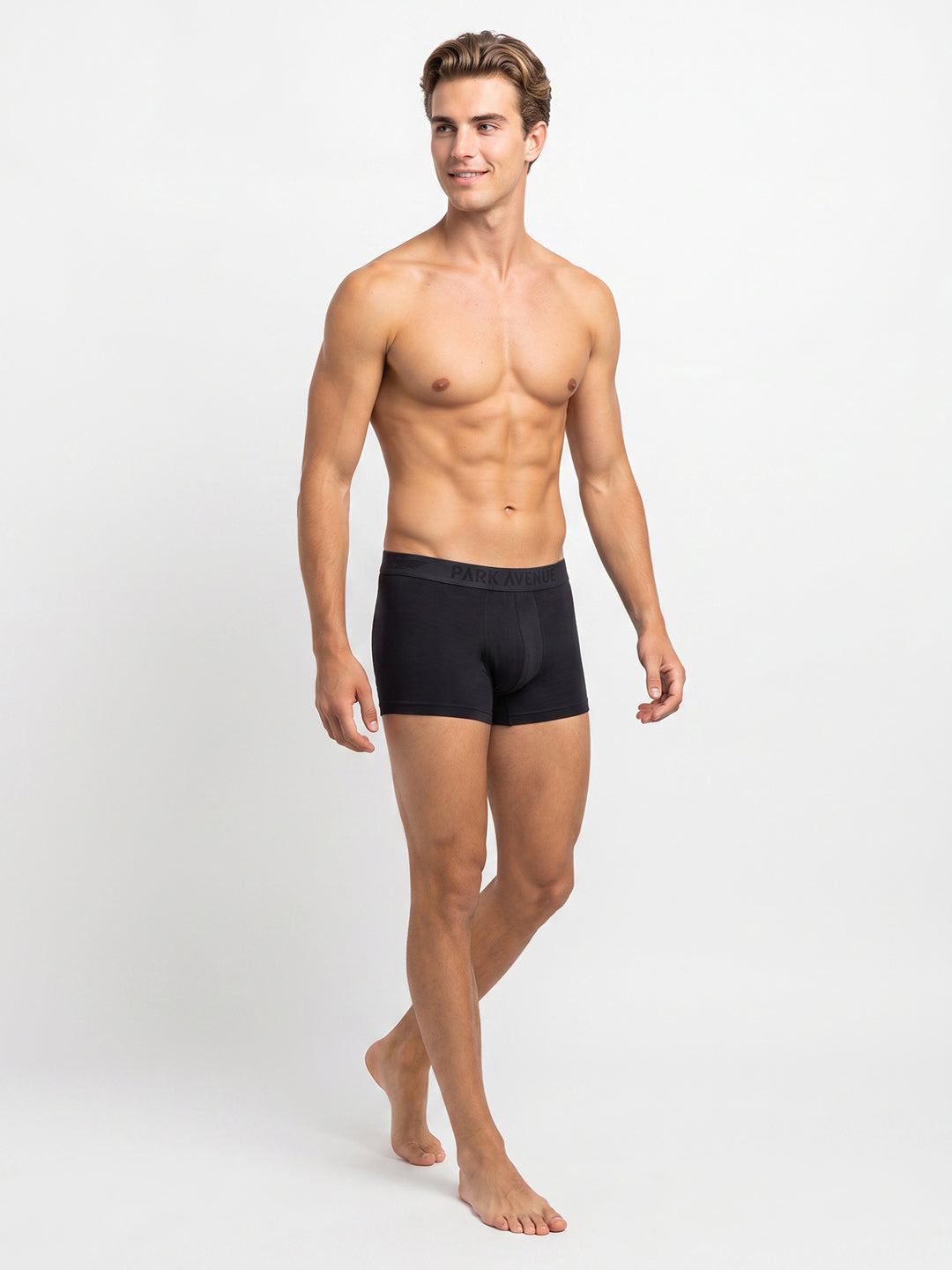 Park Avenue Men Black Modal Blend Trunk