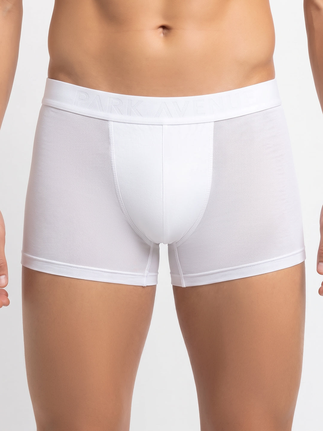 Park Avenue Men White Modal Blend Trunk