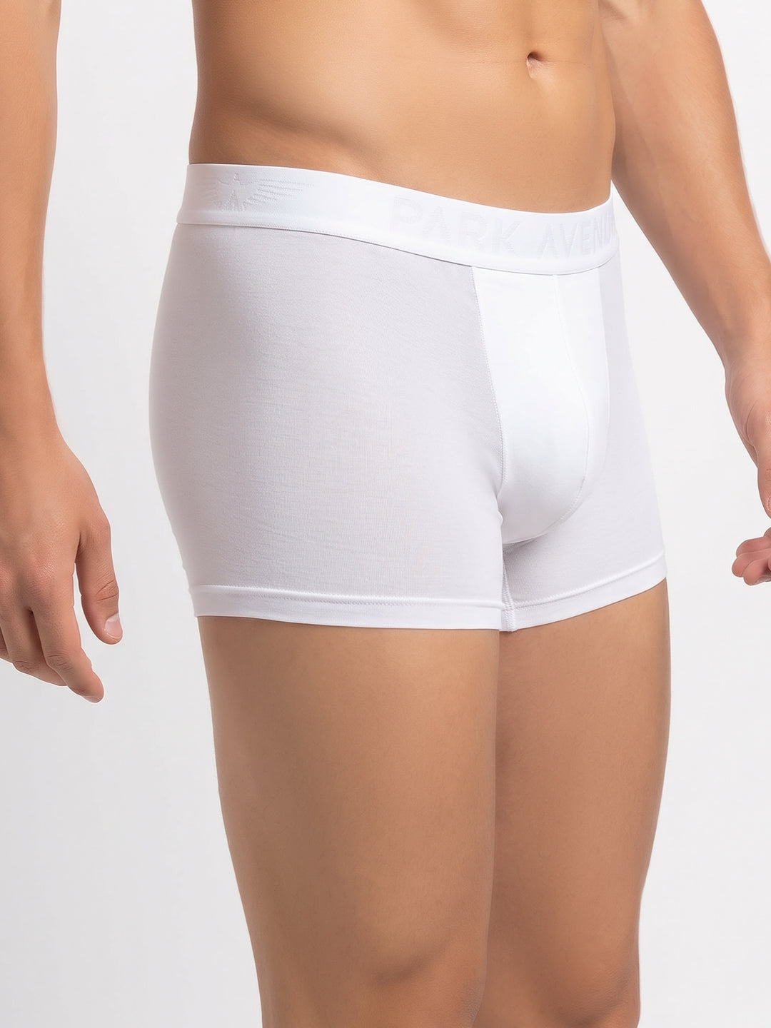Park Avenue Men White Modal Blend Trunk