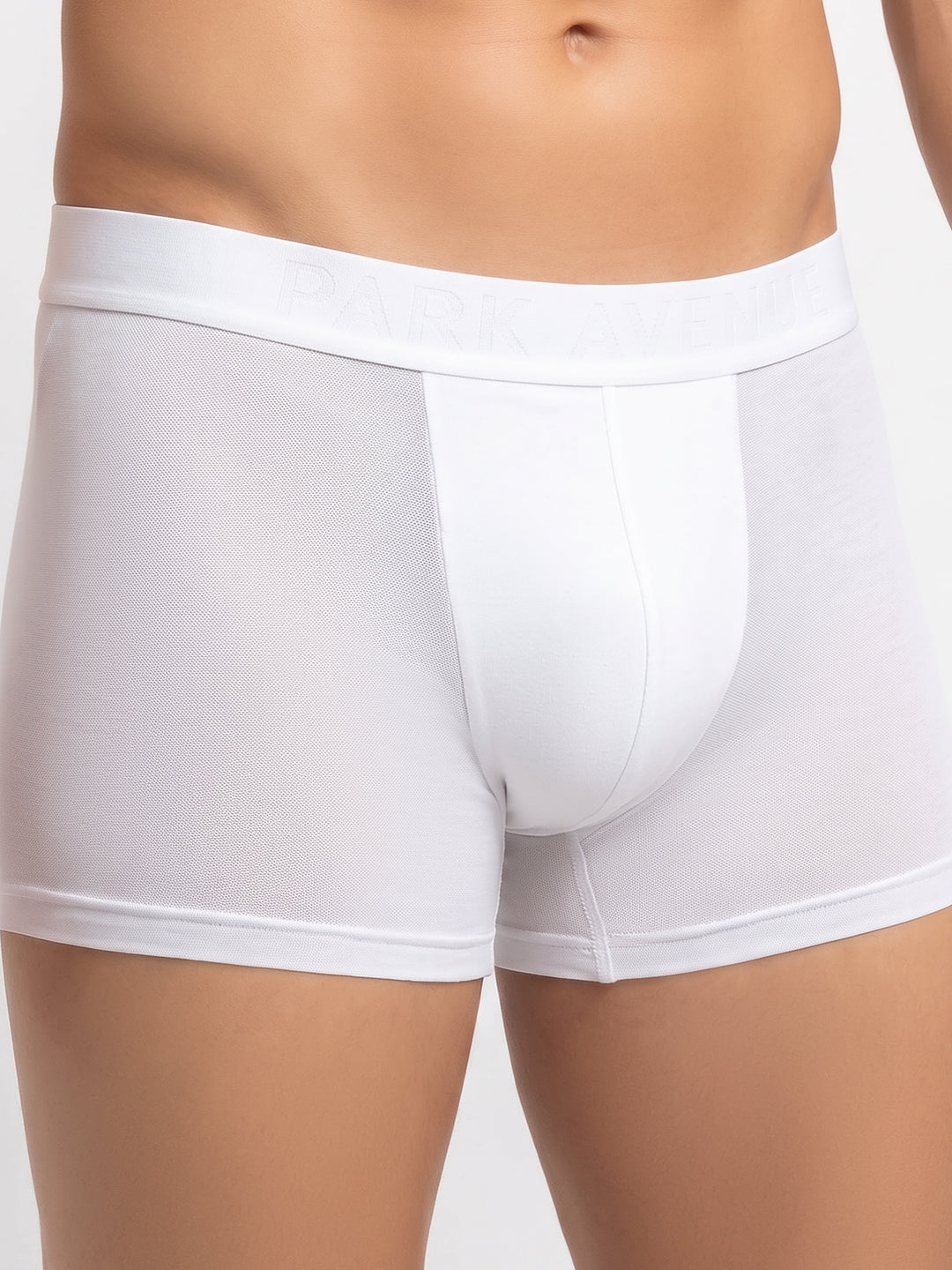 Park Avenue Men White Modal Blend Trunk