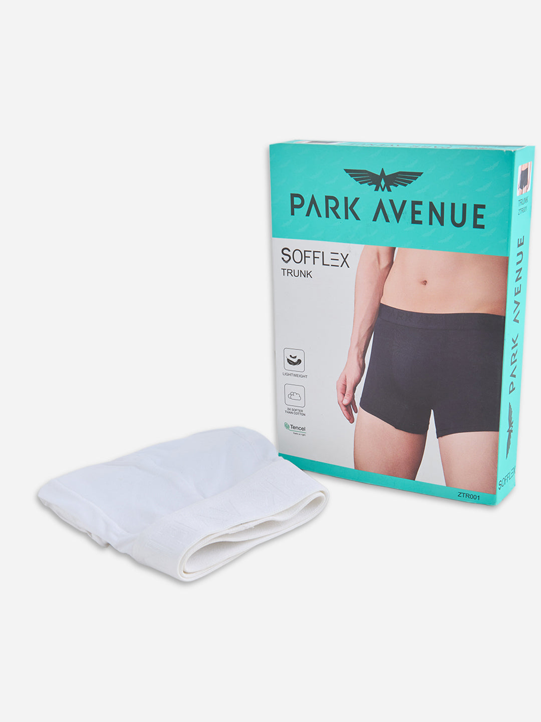 Park Avenue Men White Modal Blend Trunk