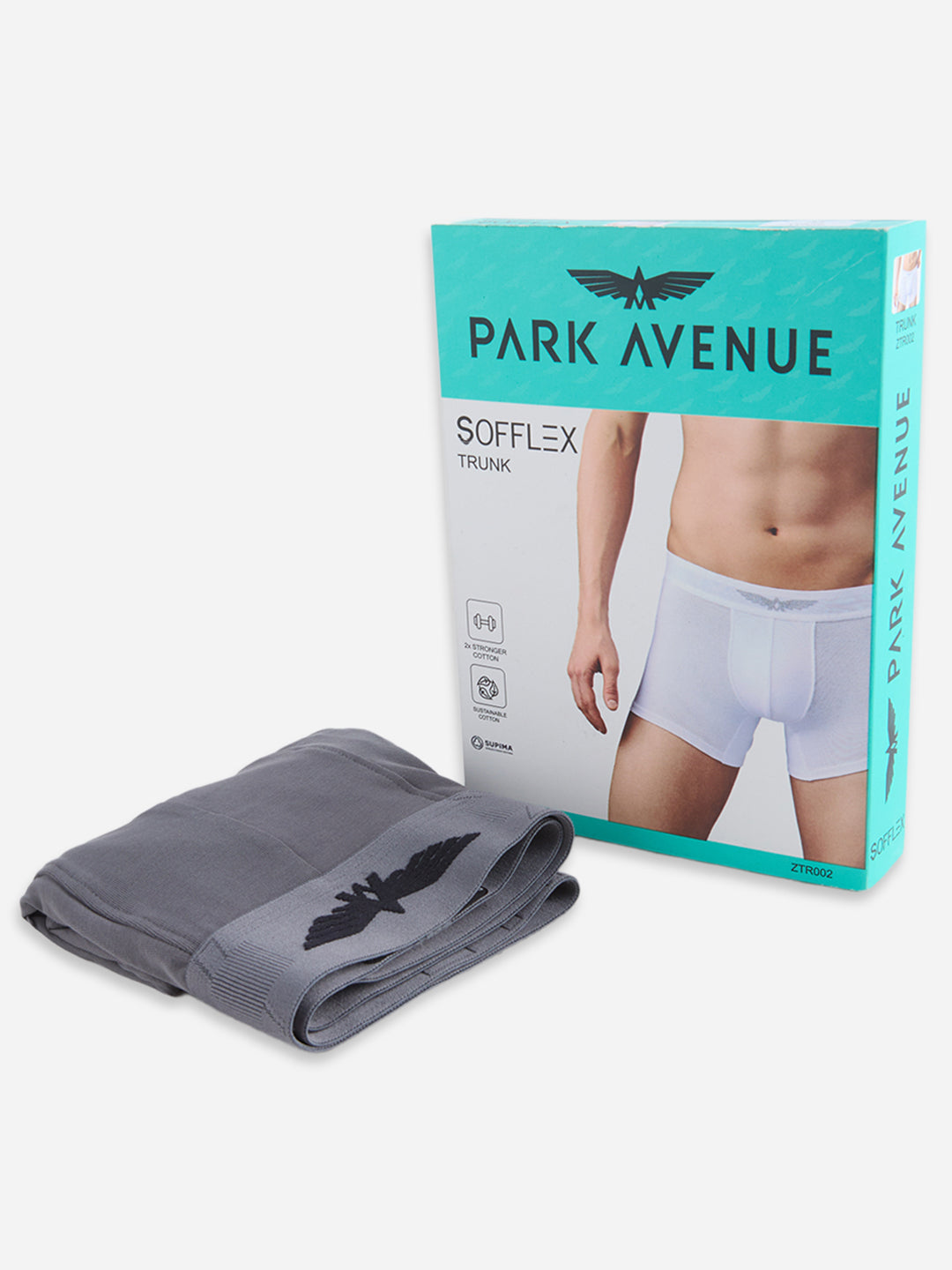 Park Avenue Men Grey Sup Blend Trunk