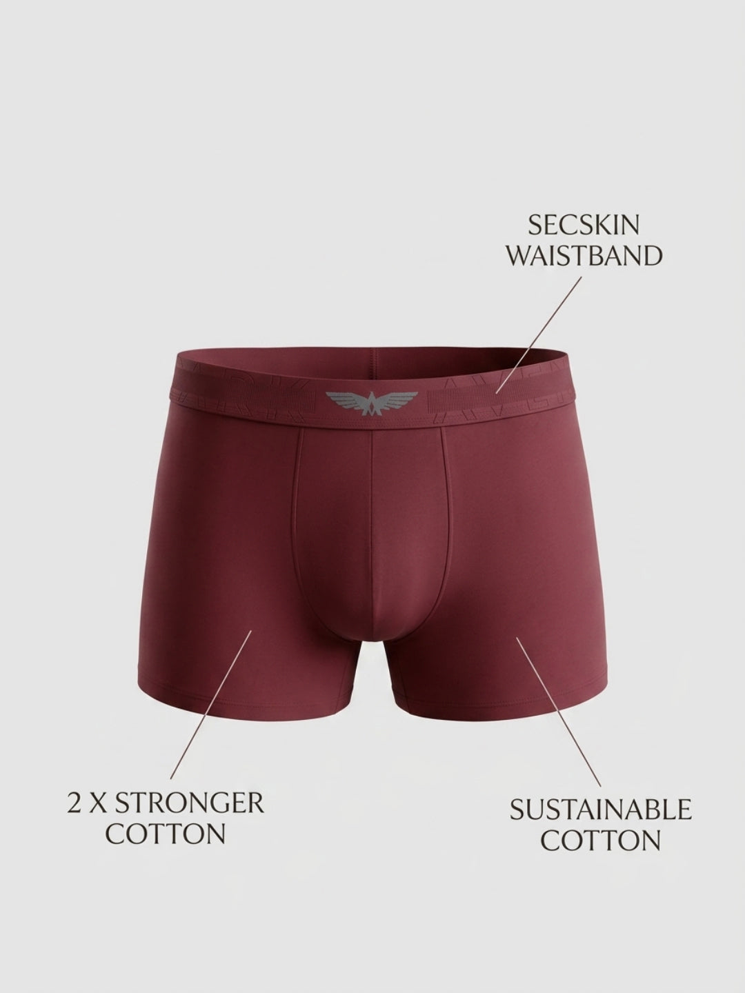 Park Avenue Men Marron Sup Blend Trunk