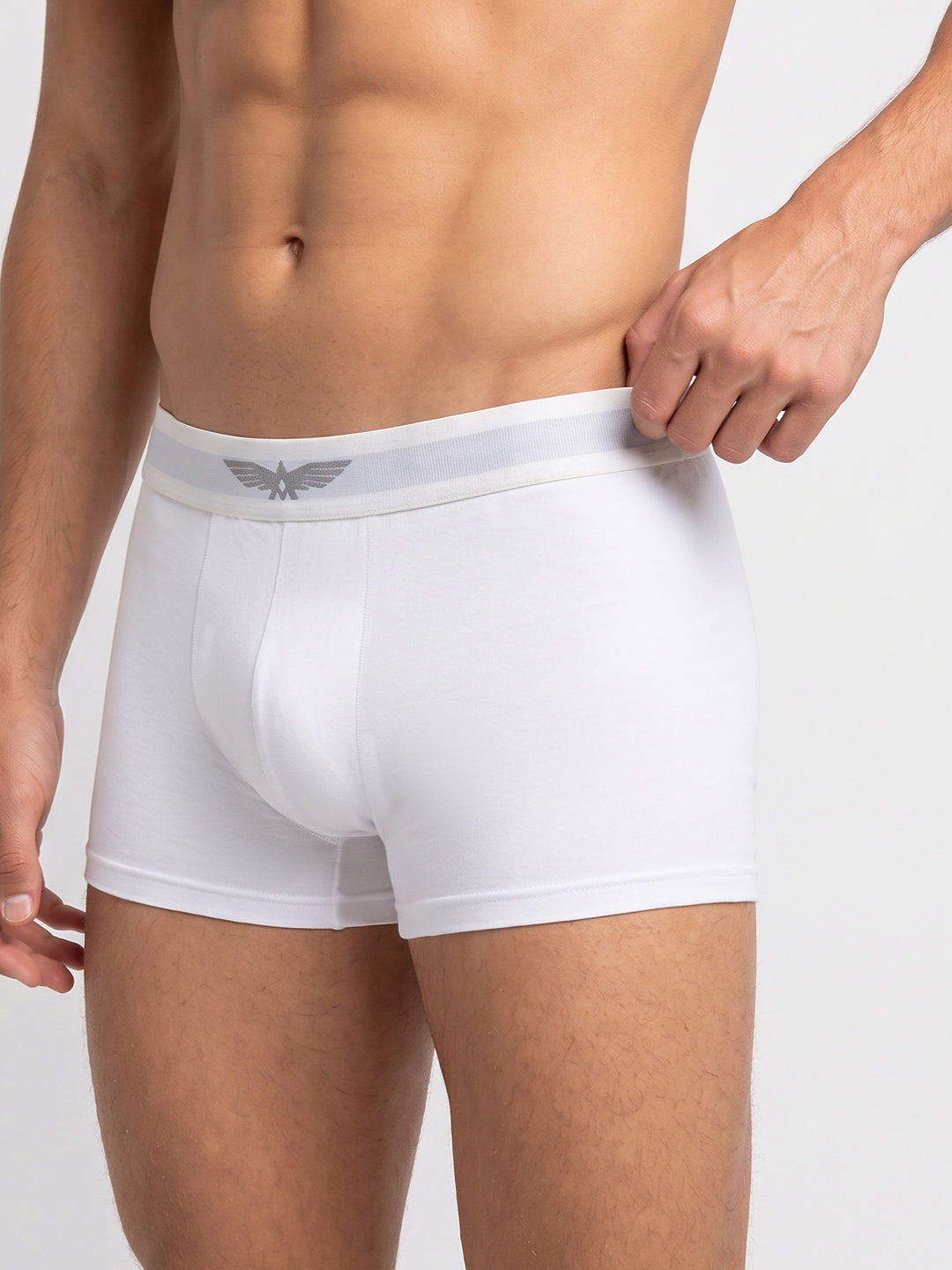 Park Avenue Men White Sup Blend Trunk