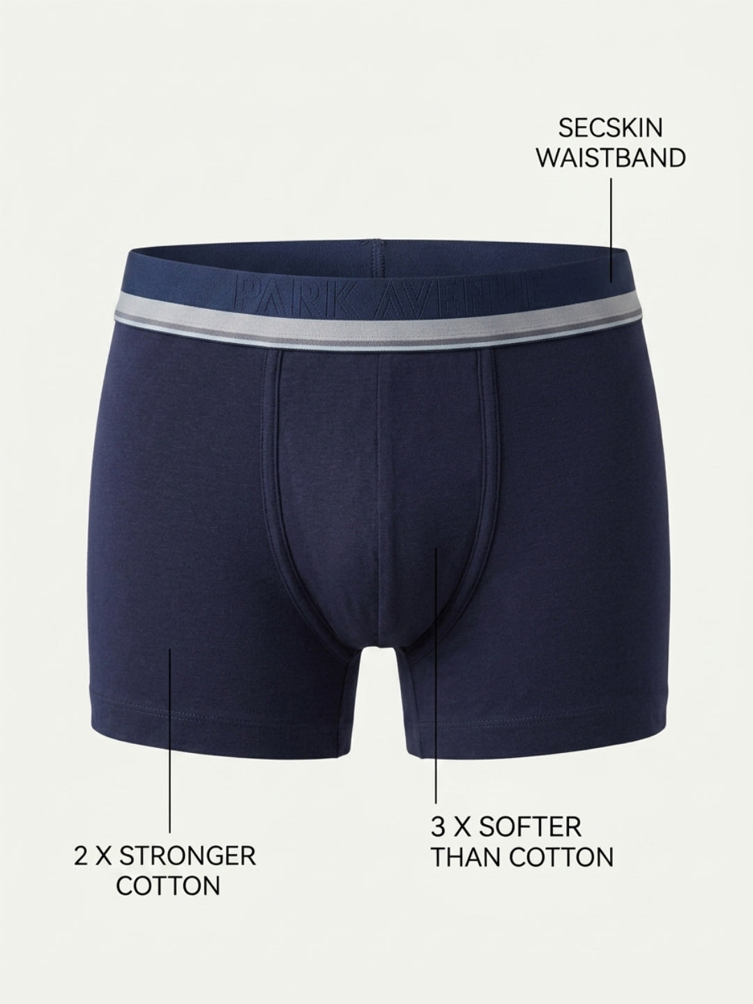 Park Avenue Men Blue Modal Blend Trunk