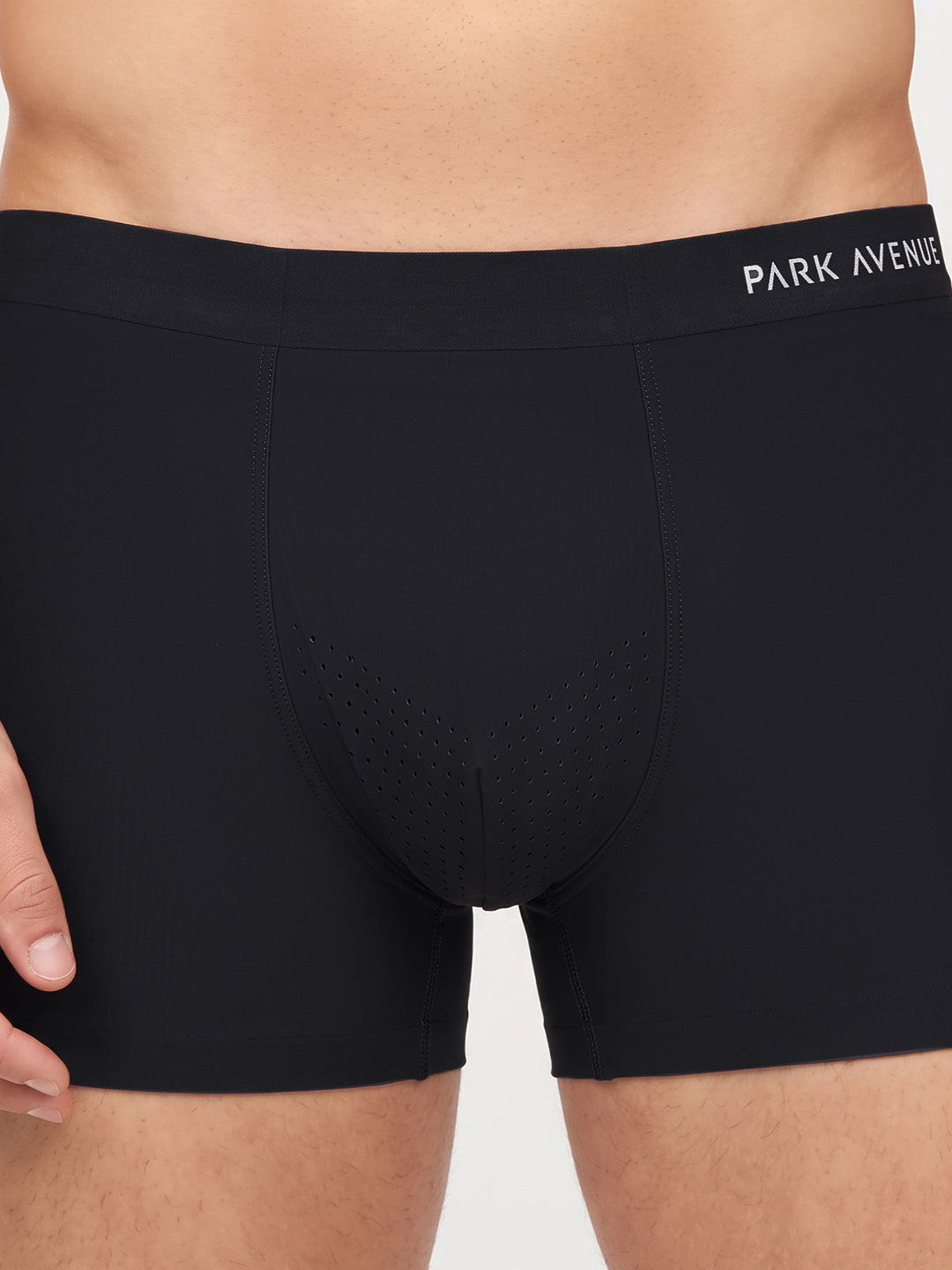 Park Avenue Men Black Polyamide Blend Trunk