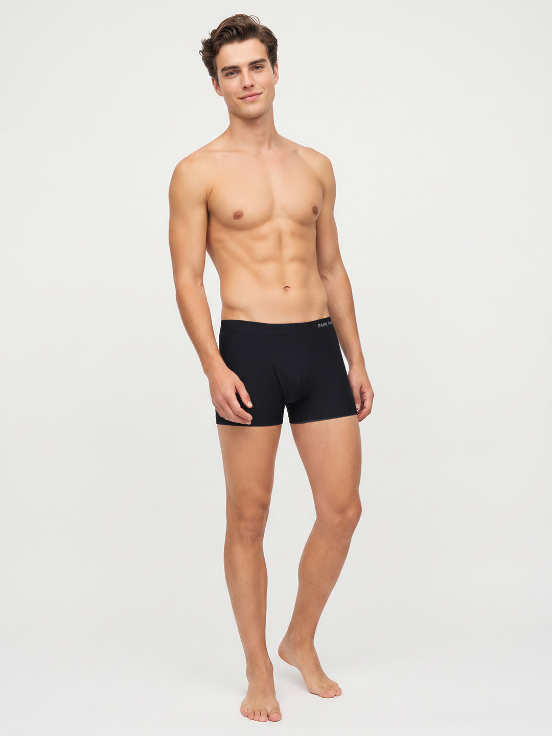 Park Avenue Men Black Polyamide Blend Trunk